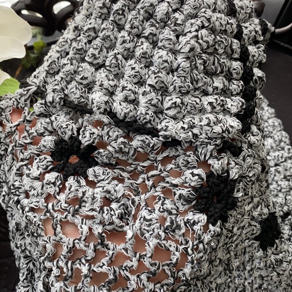 Handmade Crochet Swim Cover Up - Picture 4 of 7